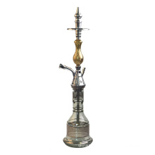 silver mix gold clear pattern egypt style shisha steam cheap price top quality hookah steam click shisha hookah Z-9011